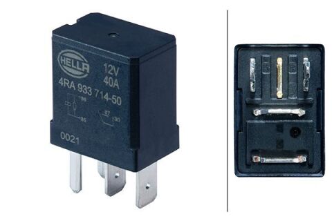 Реле 12v 40a 4 пол.