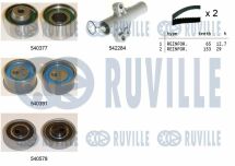 Комплект ГРМ (2шт. ремни + 3шт. ролики + наряжитель) MITSUBISHI 2.0