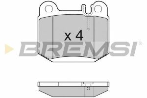 Тормозные колодки зад. MB M-class (W163) 98-05 (ATE)