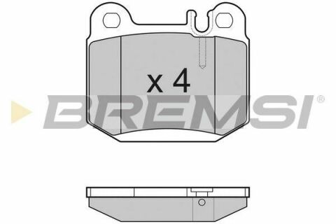 Тормозные колодки зад. MB M-class (W163) 98-05 (ATE)