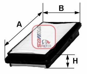 Фильтр воздушный Honda Accord IV/V 2.0/2.2 90-98