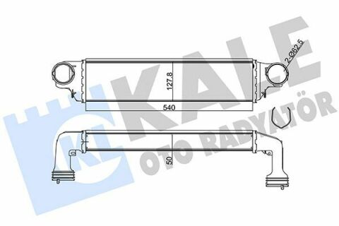 KALE BMW Intercooler 3 E46 318d/330d,X3 E83 2.0d/3.0d