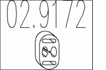 Резиновый элемент крепления выхлопной системы