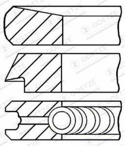 Кільця поршневі Ford Mondeo III 00-07, Ford Transit 00-06, Jaguar X-Type 01-09