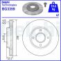 Диск тормозной (передний) (к-кт 2шт) Ford Fiesta 00-08/Focus 98-04/Fusion 02-12 (258x22) (с покрытием) (вентилированый), фото 2 - интернет-магазин Auto-Mechanic