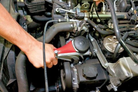 Ключ регулируемый для снятия масляного фильтра (d=65-105mm)