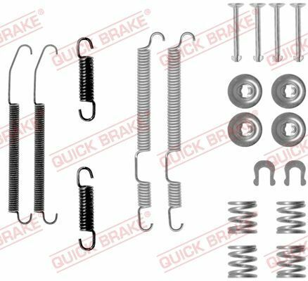 Комплект пружинок колодок ручника Mitsubishi Colt V/Lancer V/Subaru Forester 95- (Akebono)