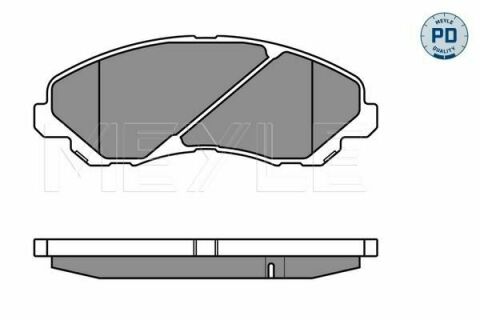 Колодки гальмівні (передні) Mitsubishi Lancer VII/VIII 03-/Jeep Compass/ Patriot 06-