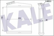 Радіатор опалення LANDROVER Discovery Sport, Freelander II, Range Rover Evoque 10-, Volvo S60/80, XC70