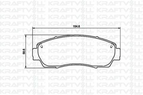 HONDA Колодки гальмівні передн.CR-V IV 12-