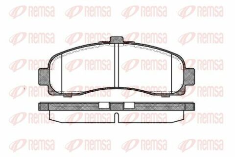 NISSAN Колодки гальмівні передні MICRA 1.0/1.3-16V 10/92-