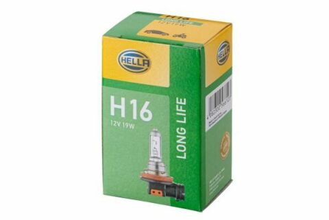 H16 12V 19W Лампа накаливания (LONG LIFE UP TO 3x) LONGER LIFETIME