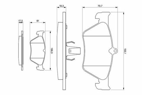 Колодки тормозные (передние) Opel Omega B 94-00/Vectra A 93-95/Saab 900 93-98