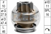 Механізм вільного ходу, стартер