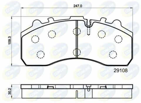 CBP9042MK Comline - Тормозные колодки для дисков