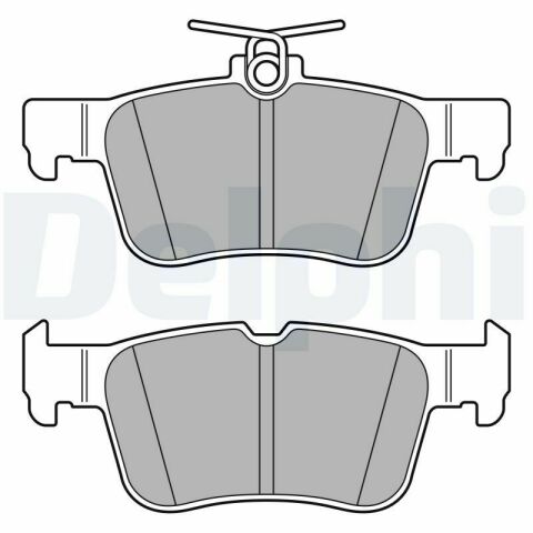 Колодки гальмівні задні GALAXY III, MONDEO V, S-MAX 14-FORD