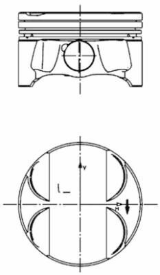 Поршень BMW 5 (E60) 2.0 и 07-10/X3 (E83) 2.0 и 05-11 N46 (STD) (84.00mm/STD)