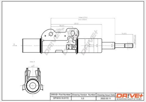 Амортизатор (передний) MB Sprinter 509-519CDI/VW Crafter 30-50 06- (Газ)