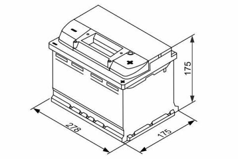 Аккумуляторная батарея 65Ah/650A (278x175x175/+R/B13) (Start-Stop EFB)