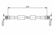 Шланг гальмівний передній LT-96 VW