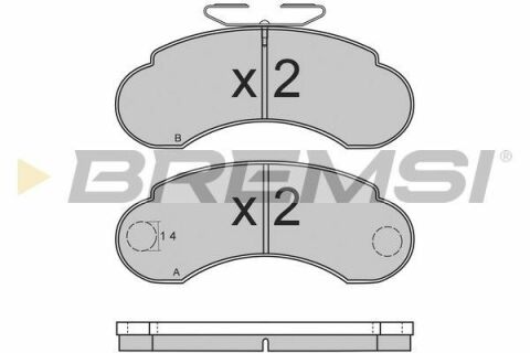 Тормозные колодки перед. MB 100 (631) 88- (Bendix)