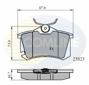 CBP01761 Comline - Тормозные колодки для дисков