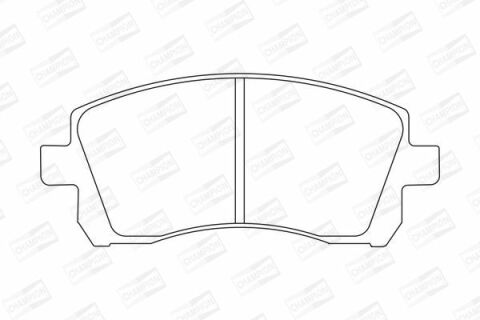 Колодки гальмові передні Forester, Impreza, Legacy 98- SUBARU