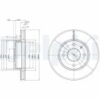 DELPHI FORD Диск тормозной передн.Sierra 2.0I  87-