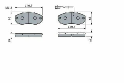 Колодки гальмівні (передні) Citroen Jumper/Fiat Ducato/Peugeot Boxer 02- R15