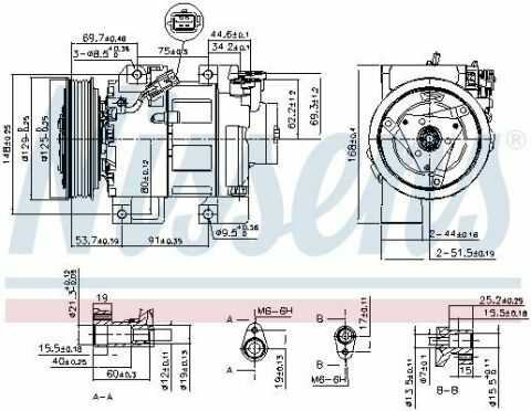 Компресор кондиціонера ALTIMA 2.5 06- NISSAN Компресор кондиціонера ALTIMA 2.5 06- NISSAN