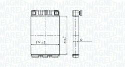 Радиатор отопления c-class w203,g-class w463