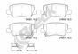 Тормозные колодки (задние) Toyota Avensis 08- (Bosch), фото 7 - интернет-магазин Auto-Mechanic