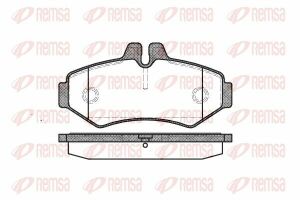 Тормозные колодки задн.DB Sprinter 95-VW LT35 (систем BOSCH)