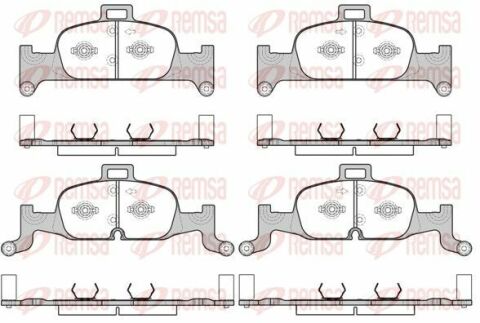 Колодки гальмівні передні audi a4/5/6/7,q5 15-