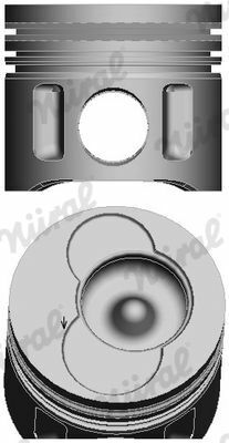 Поршень в комплекте на 1 цилиндр, STD