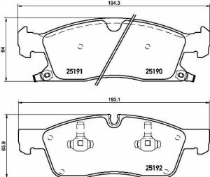Гальмівні колодки дискові