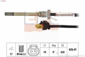 EPS DB Датчик температури ОГ W204, W211, SPRINTER 3,5-t