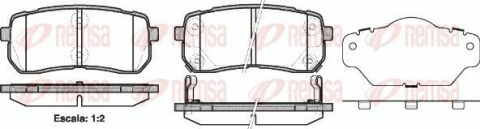 HYUNDAI Тормозные колодки задн. ix55,KIA