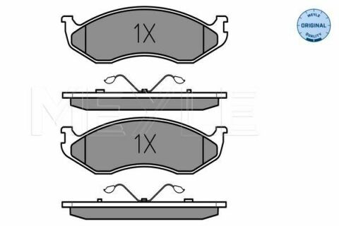 Колодки тормозные (передние) Jeep Cherokee 88-01