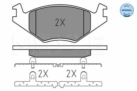 Колодки тормозные (передние) Seat Cordoba/Ibiza II/VW Golf/Jetta II/Passat/Polo 1.3-2.2 0. 76-99