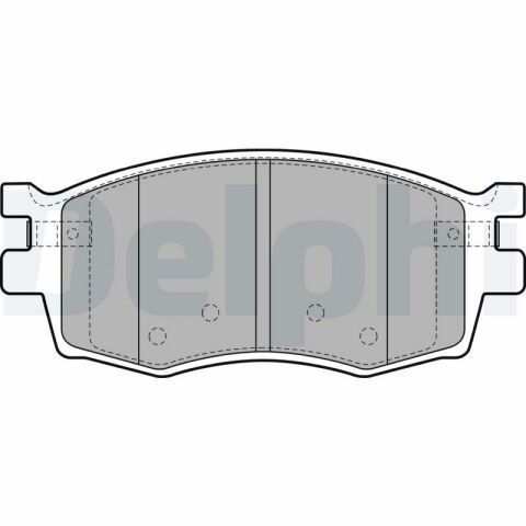 Колодки гальмівні (передні) Kia Rio II 05-/Hyundai i20 08-15/Accent 05-10