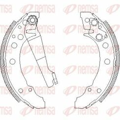 Колодки тормозные задн. AUDI 80 SEAT VW