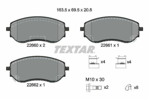 Колодки тормозные (передние) MB X-class (470) /Nissan Navara/NP300 17- (TRW) Q+ (с датчиком)