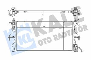 KALE CITROEN Радіатор охолодження Jumper, Peugeot Boxer 2.0 BlueHDI 15-