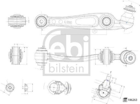 Важіль підвіски (передній/ззаду/знизу/L) Land Rover Discovery V 16-