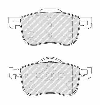 FERODO VOLVO Тормозные колодки пер. S60/S80/V70/XC 90/XC70