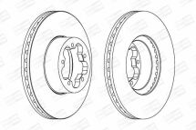 Диск гальмівний передній Transit 06-FORD