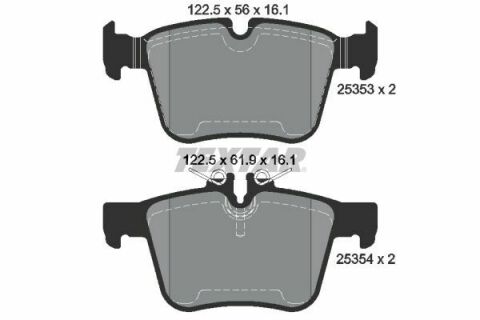 Колодки гальмівні (задні) MB C-class (W205/A205/S205/C205) 14- (Teves) Q+