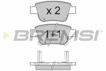Тормозные колодки зад. Toyota Avensis 00-08 (Bosch)