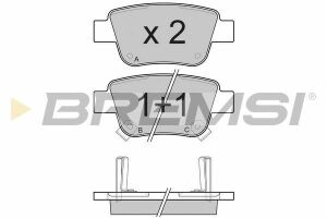 Гальмівні колодки зад. Toyota Avensis 00-08 (Bosch)